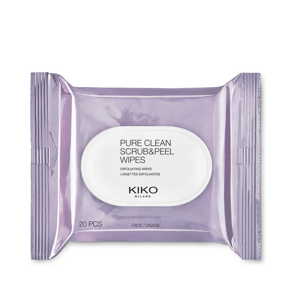 Kiko Milano Pure Clean Scrub & Peel Wipes 